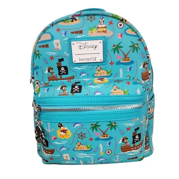 Loungefly | Bags | Loungefly Disney Blue Pirates Backpack  display picture 2
